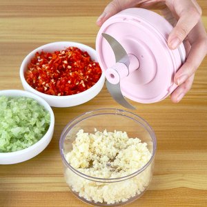 Household multifunctional USB Rechargeable Electric Garlic Chopper Mini Food Processor Kitchen Tool